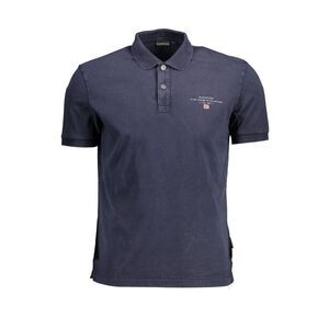 Napapijri Blu Cotton Men Men's Polo